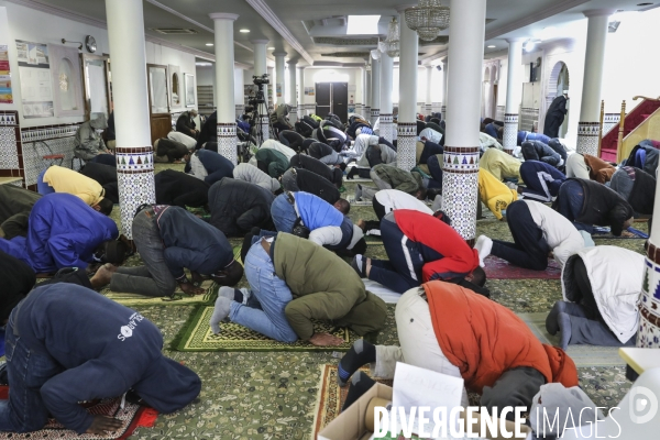 Mosquée de BORDEAUX, prière du vendredi sous COVID