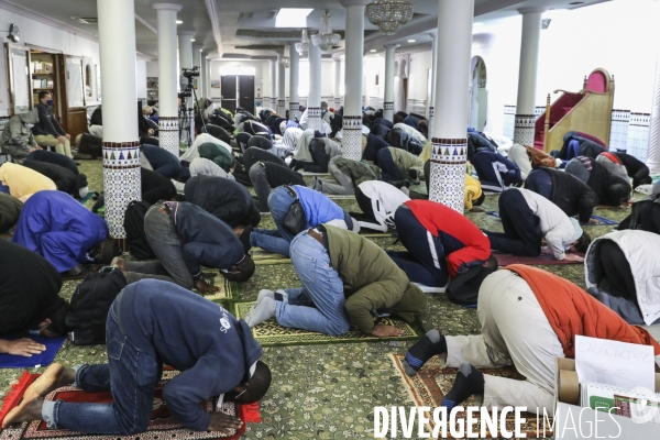 Mosquée de BORDEAUX, prière du vendredi sous COVID