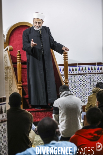 Mosquée de BORDEAUX, prière du vendredi sous COVID