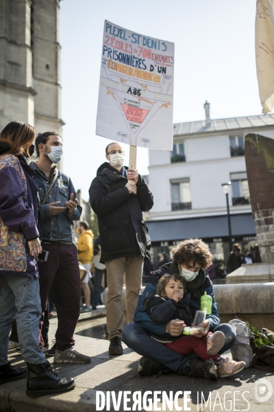 Manifestation pour sauver les jardins ouvriers d Aubervilliers