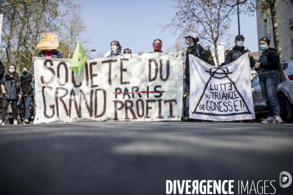 Manifestation pour sauver les jardins ouvriers d Aubervilliers