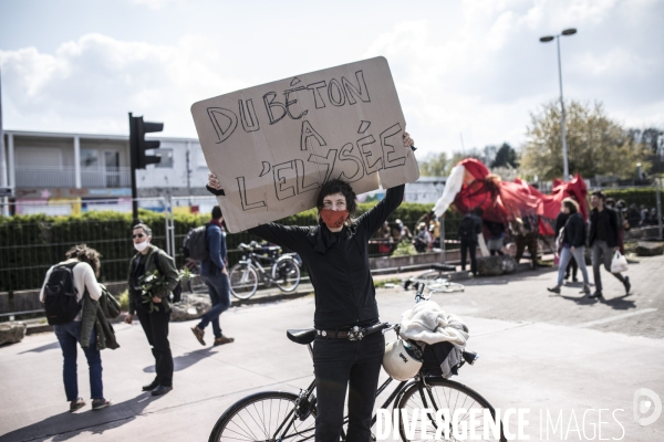 Manifestation pour sauver les jardins ouvriers d Aubervilliers