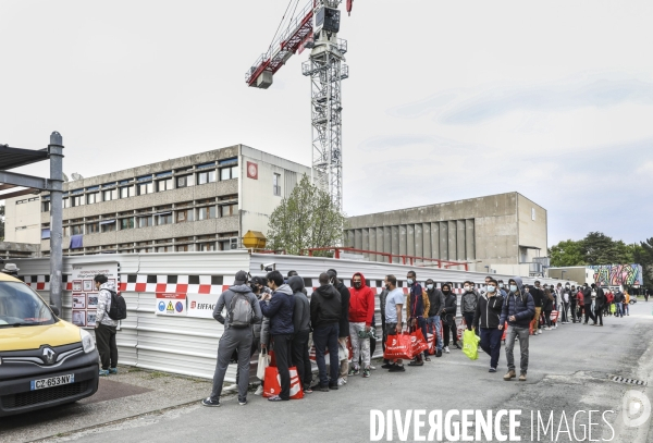 Association Musulmane de Talence effectue une distribution alimentaire pour les étudiants