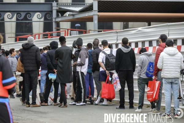 Association Musulmane de Talence effectue une distribution alimentaire pour les étudiants