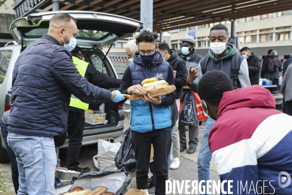 Association Musulmane de Talence effectue une distribution alimentaire pour les étudiants