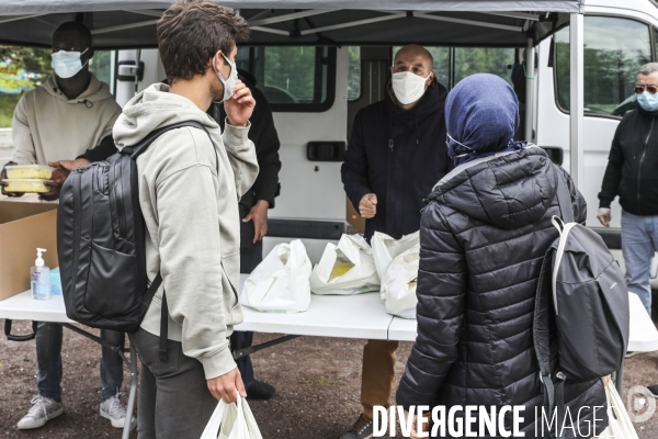 Fédération Musulmane de la Gironde effectue une distribution alimentaire pour les étudiants