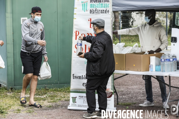 Fédération Musulmane de la Gironde effectue une distribution alimentaire pour les étudiants