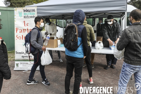 Fédération Musulmane de la Gironde effectue une distribution alimentaire pour les étudiants