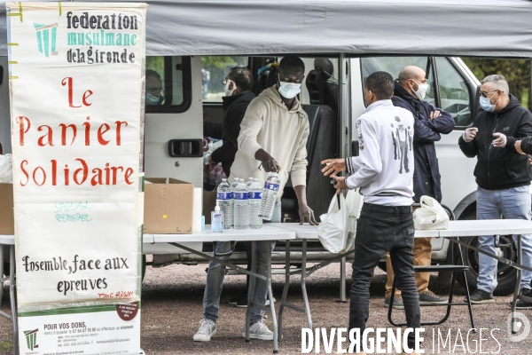 Fédération Musulmane de la Gironde effectue une distribution alimentaire pour les étudiants