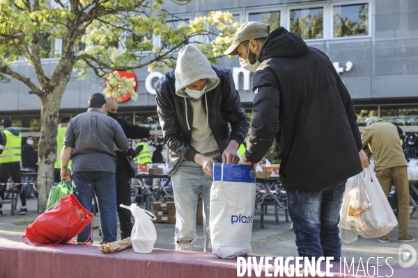 L association  Rassemblement des Musulmans de Pessac  organise une distribution alimentaire sur le campus de Talence