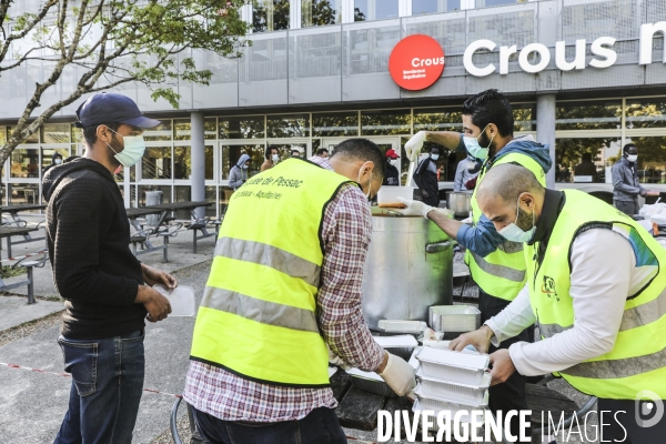 L association  Rassemblement des Musulmans de Pessac  organise une distribution alimentaire sur le campus de Talence