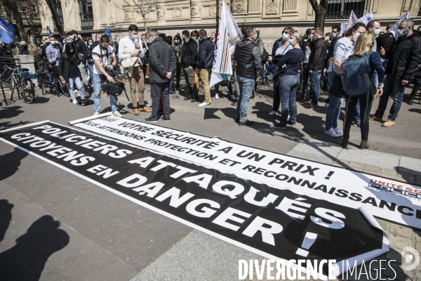 Manifestation de policiers