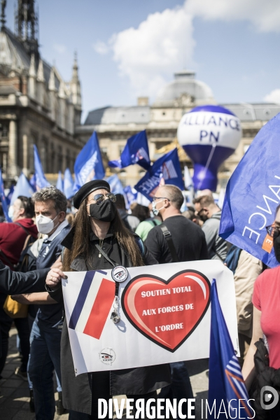 Manifestation de policiers