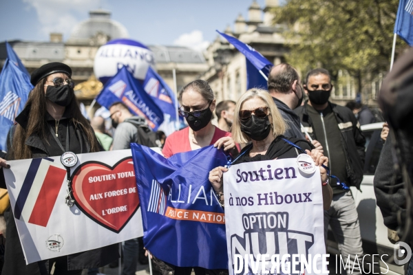 Manifestation de policiers