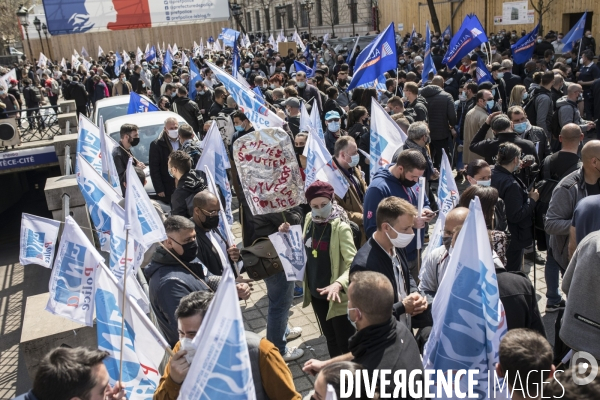 Manifestation de policiers