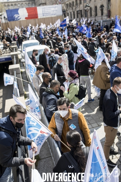 Manifestation de policiers