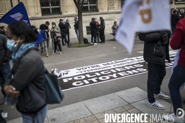 Manifestation de policiers