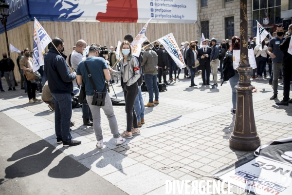 Manifestation de policiers