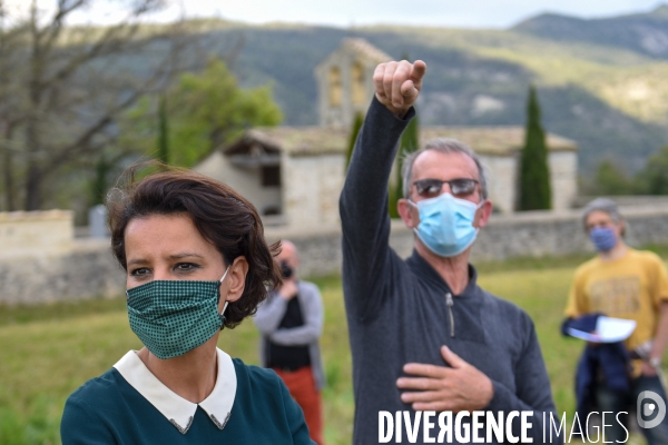 Najat Vallaud-Belkacem en campagne