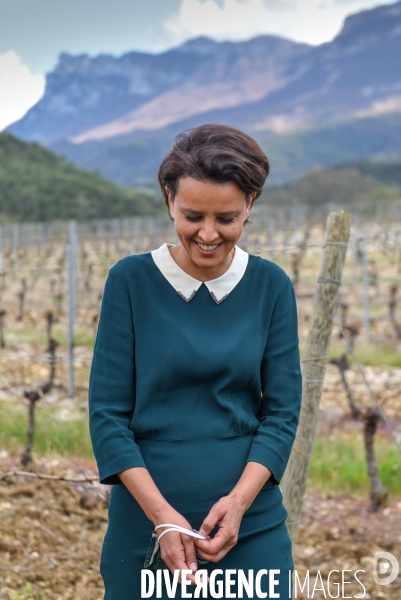 Najat Vallaud-Belkacem en campagne