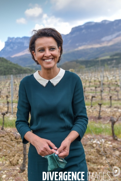 Najat Vallaud-Belkacem en campagne