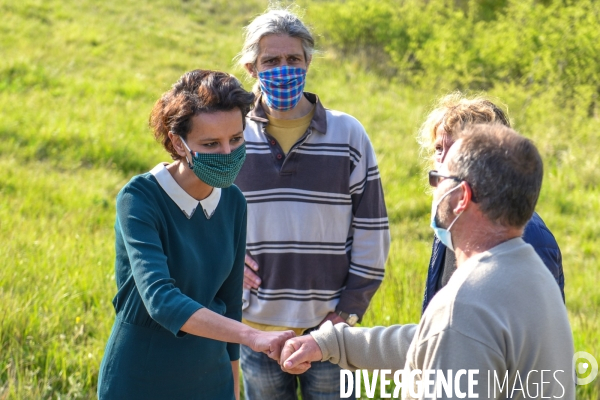 Najat Vallaud-Belkacem en campagne