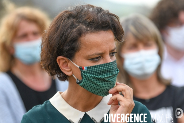 Najat Vallaud-Belkacem en campagne