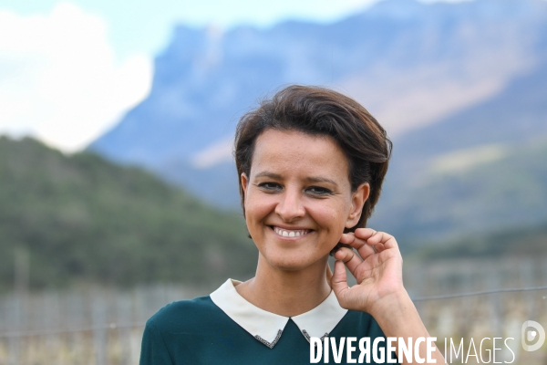 Najat Vallaud-Belkacem en campagne