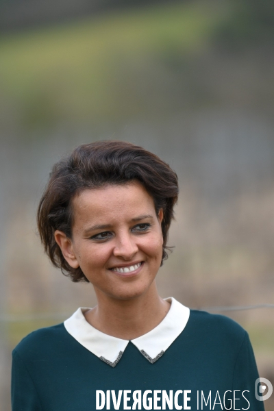 Najat Vallaud-Belkacem en campagne