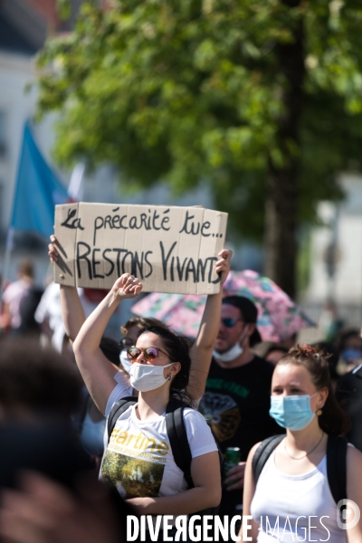 Manifestation contre la réforme de l assurance chômage