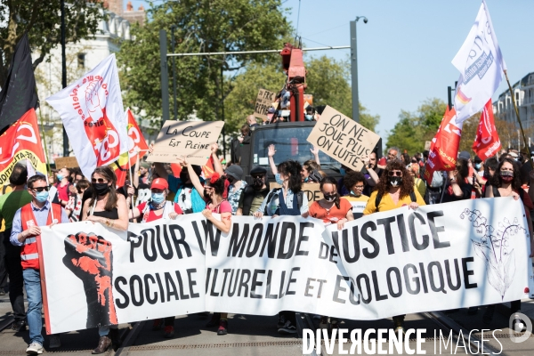 Manifestation contre la réforme de l assurance chômage