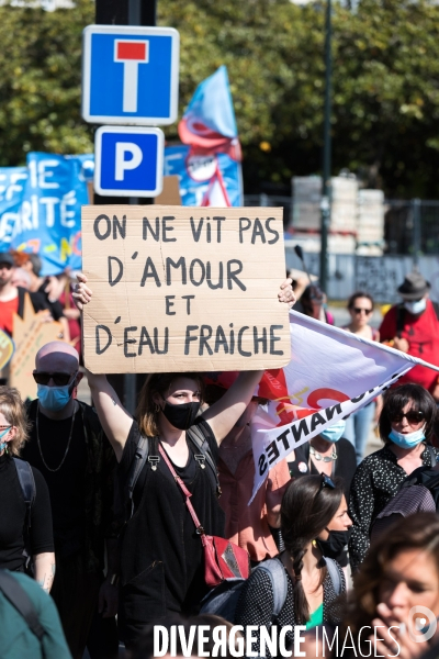 Manifestation contre la réforme de l assurance chômage