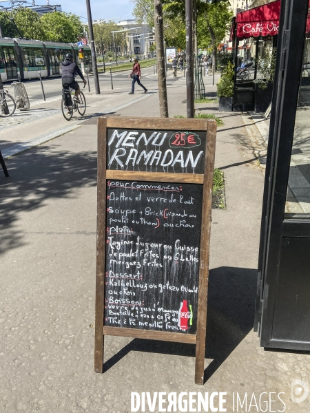 Menu ramadan dans paris