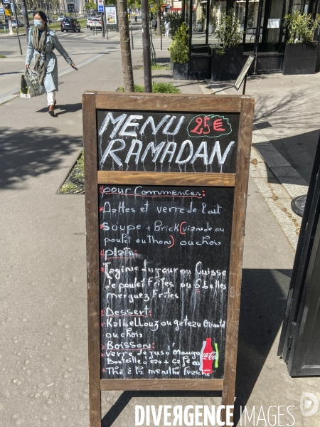Menu ramadan dans paris