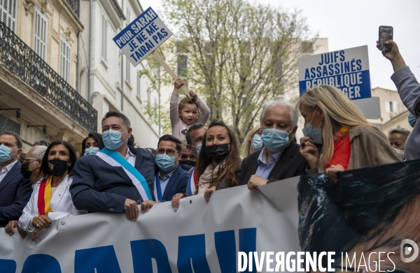 Sarah HALIMI: manifestation à Marseille pour demander justice