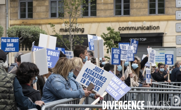 Sarah HALIMI: manifestation à Marseille pour demander justice