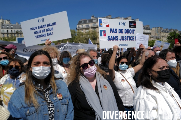 Meurtre de Sarah Halimi / Manifestation pour réclamer justice