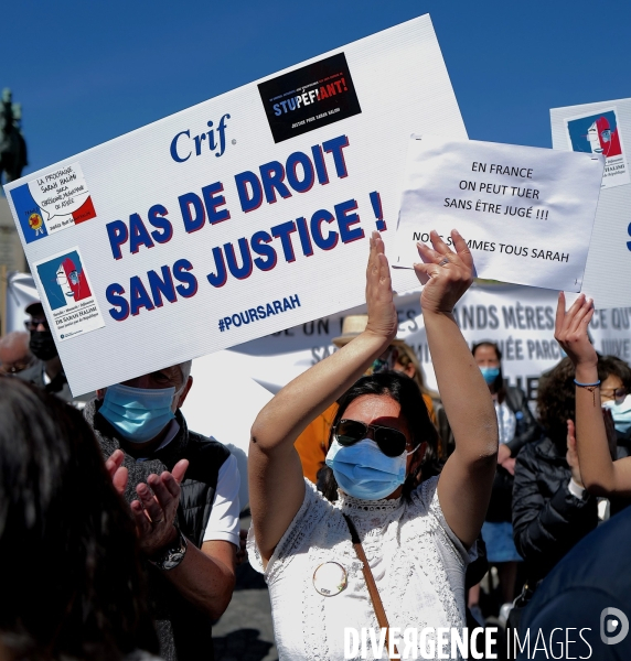 Meurtre de Sarah Halimi / Manifestation pour réclamer justice