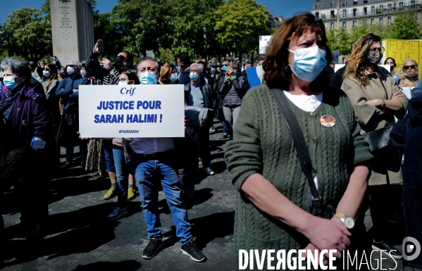 Meurtre de Sarah Halimi / Manifestation pour réclamer justice