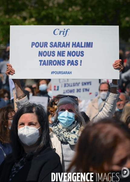 Meurtre de Sarah Halimi / Manifestation pour réclamer justice