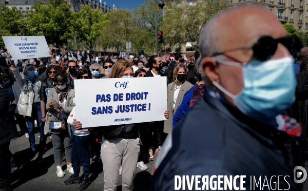 Meurtre de Sarah Halimi / Manifestation pour réclamer justice