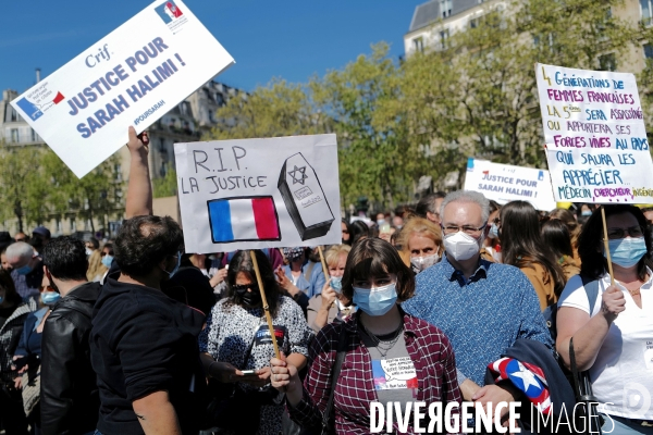 Meurtre de Sarah Halimi / Manifestation pour réclamer justice