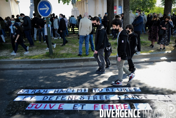 Meurtre de Sarah Halimi / Manifestation pour réclamer justice