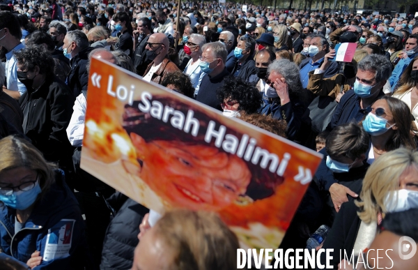 Meurtre de Sarah Halimi / Manifestation pour réclamer justice