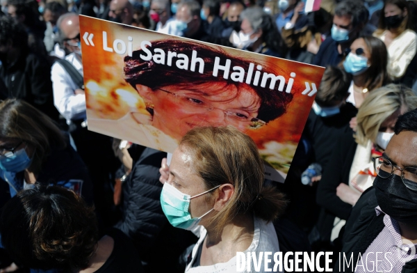 Meurtre de Sarah Halimi / Manifestation pour réclamer justice