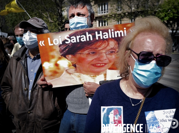 Meurtre de Sarah Halimi / Manifestation pour réclamer justice