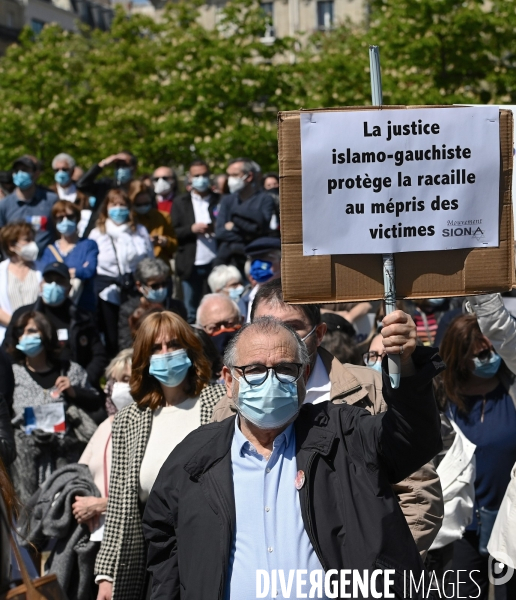 Meurtre de Sarah Halimi / Manifestation pour réclamer justice