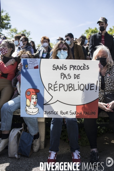 Manifestation Justice pour Sarah Halimi