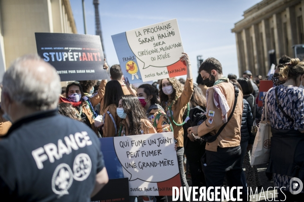 Manifestation Justice pour Sarah Halimi