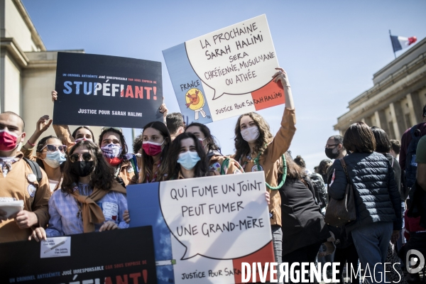 Manifestation Justice pour Sarah Halimi